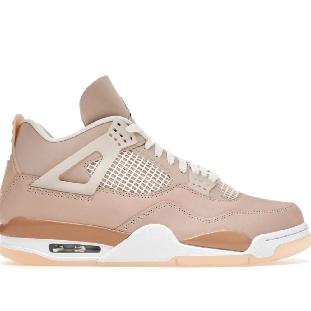 Size 11 - Air Jordan 4 Retro Shimmer W Beige Tan Nubuck Women's 11 (Men's 9.5)